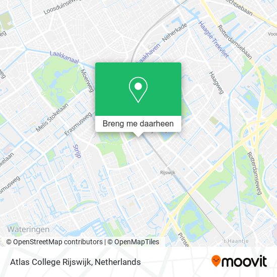 Atlas College Rijswijk kaart