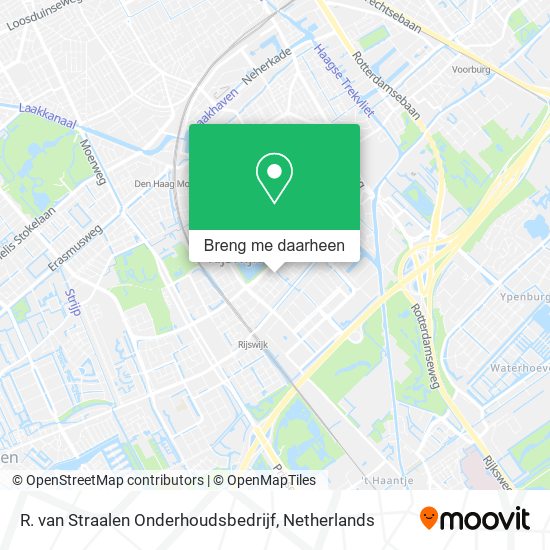 R. van Straalen Onderhoudsbedrijf kaart