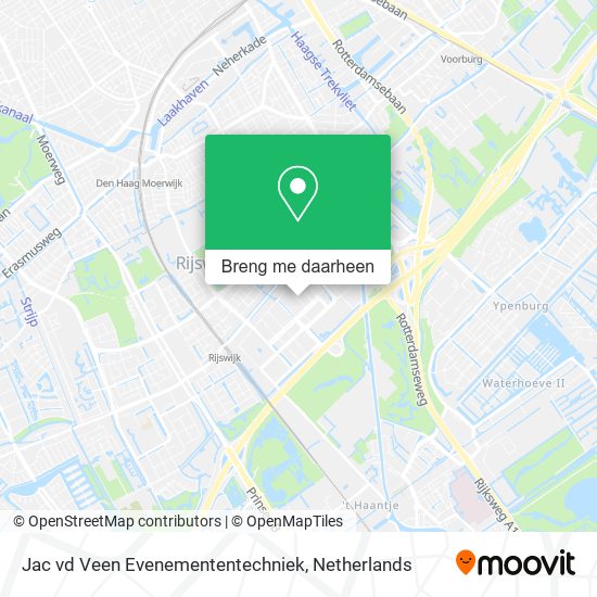 Jac vd Veen Evenemententechniek kaart