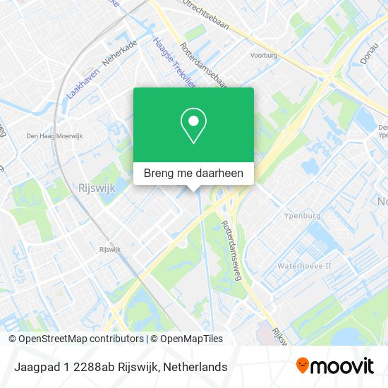 Jaagpad 1 2288ab Rijswijk kaart