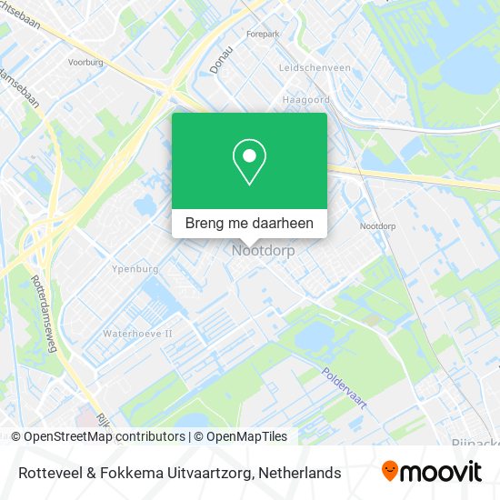 Rotteveel & Fokkema Uitvaartzorg kaart