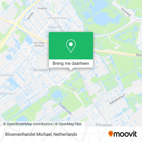 Bloemenhandel Michael kaart