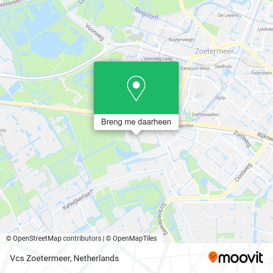 Vcs Zoetermeer kaart