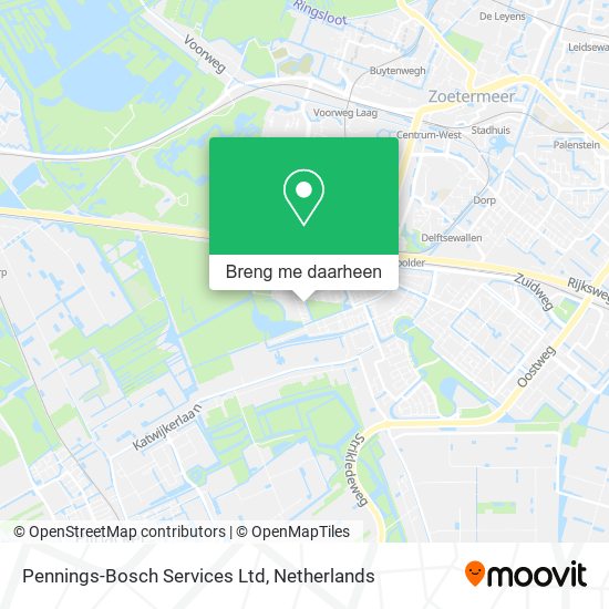 Pennings-Bosch Services Ltd kaart