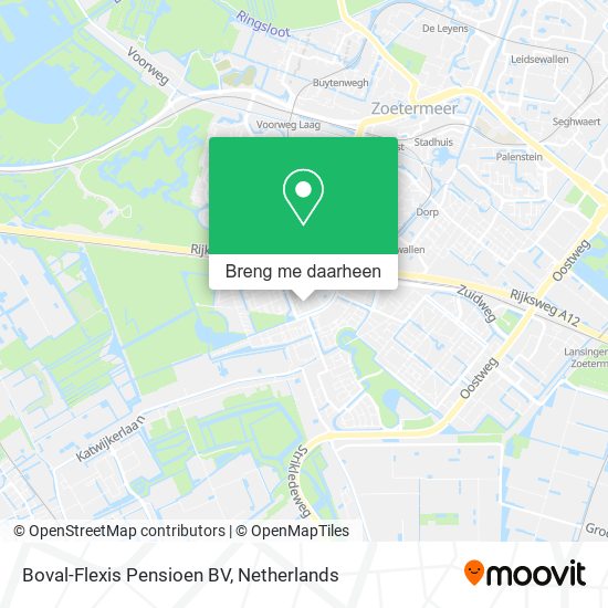 Boval-Flexis Pensioen BV kaart