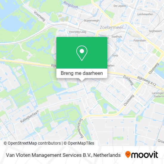 Van Vloten Management Services B.V. kaart