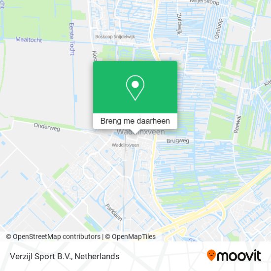 Verzijl Sport B.V. kaart
