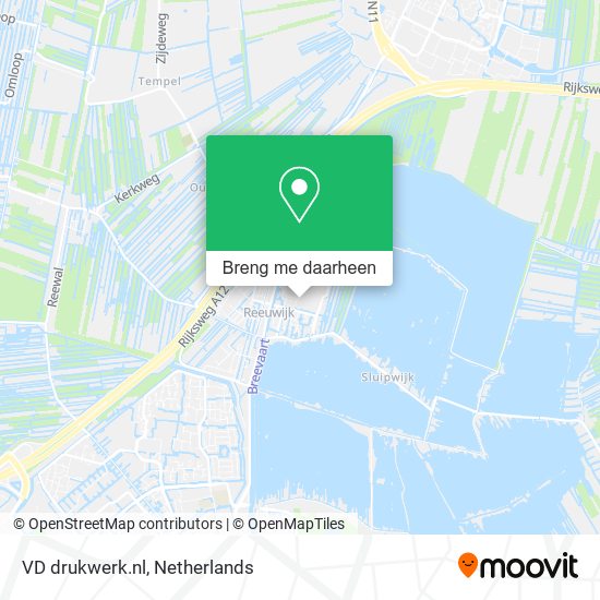 VD drukwerk.nl kaart