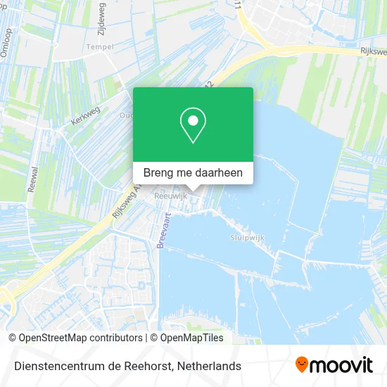 Dienstencentrum de Reehorst kaart