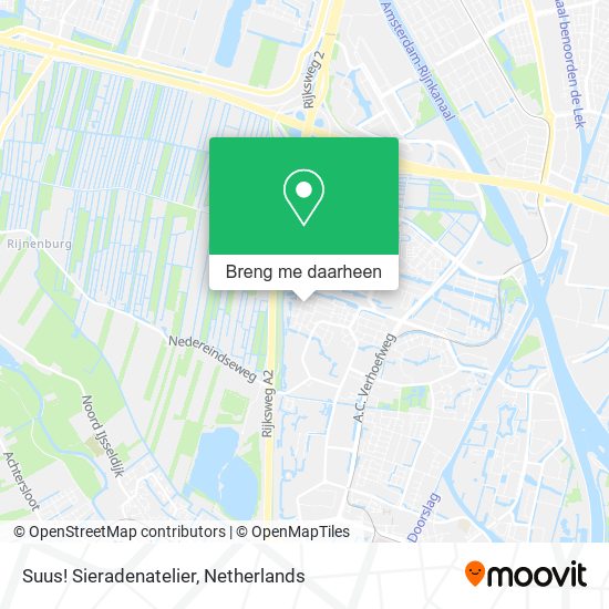Suus! Sieradenatelier kaart