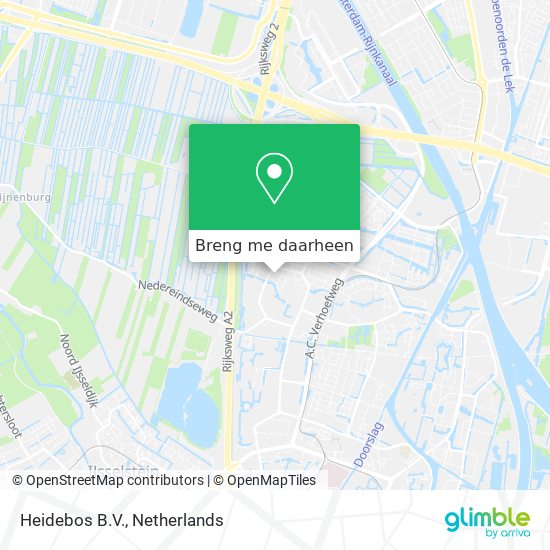 Heidebos B.V. kaart