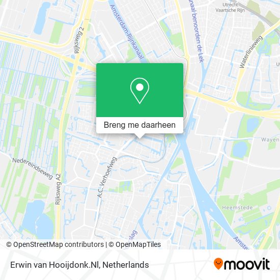 Erwin van Hooijdonk.Nl kaart