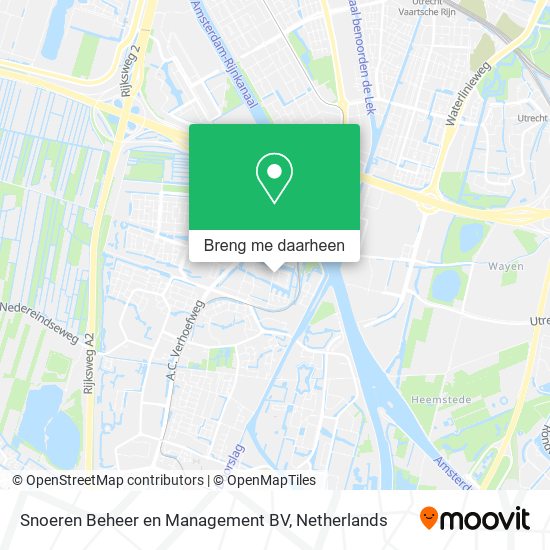 Snoeren Beheer en Management BV kaart