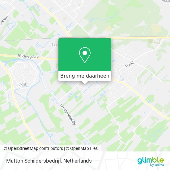 Matton Schildersbedrijf kaart