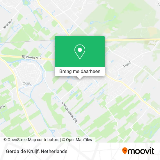 Gerda de Kruijf kaart