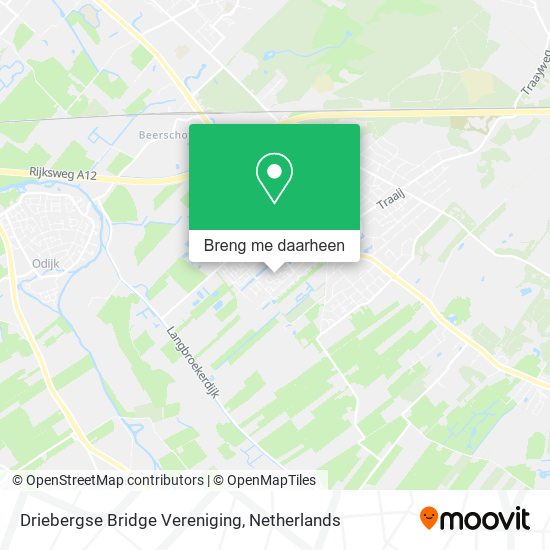 Driebergse Bridge Vereniging kaart