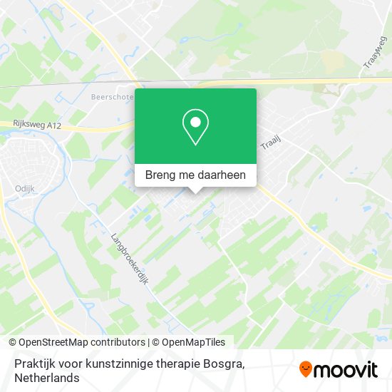 Praktijk voor kunstzinnige therapie Bosgra kaart