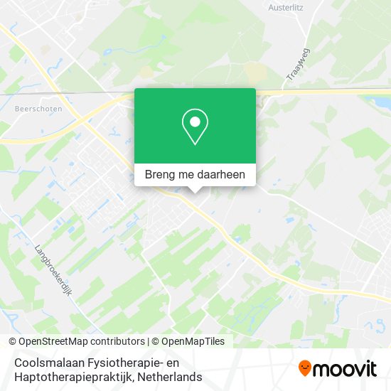 Coolsmalaan Fysiotherapie- en Haptotherapiepraktijk kaart