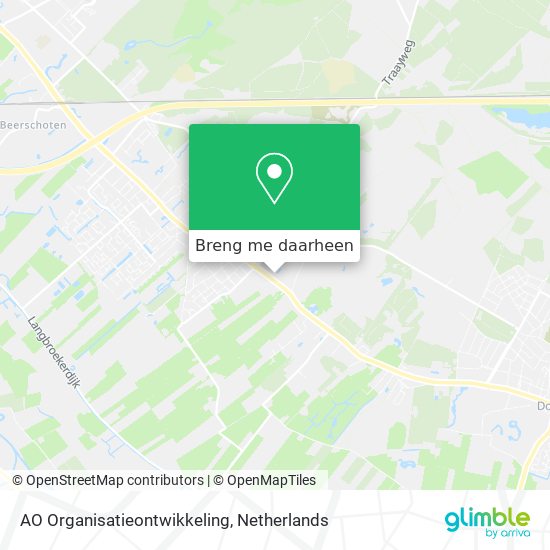 AO Organisatieontwikkeling kaart