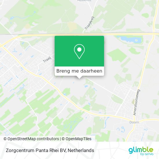 Zorgcentrum Panta Rhei BV kaart