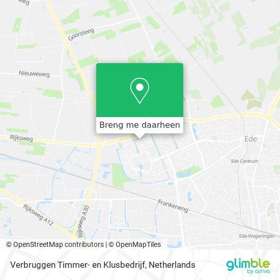 Verbruggen Timmer- en Klusbedrijf kaart