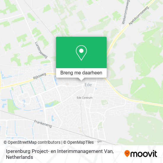 Iperenburg Project- en Interimmanagement Van kaart