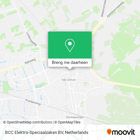 BCC Elektro-Speciaalzaken BV kaart