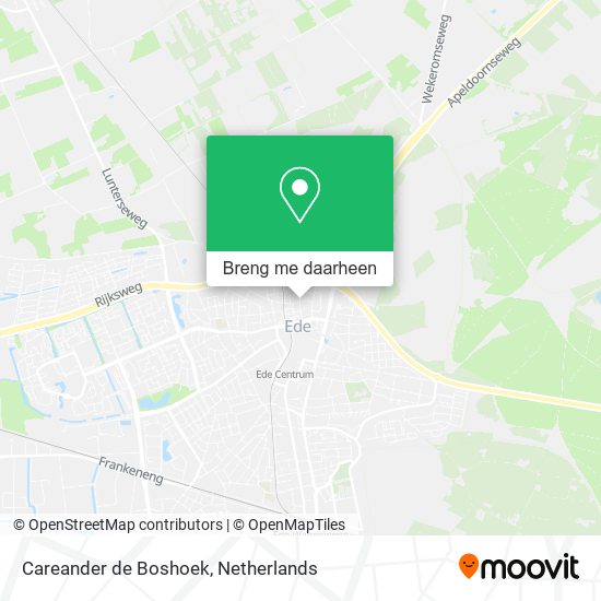 Careander de Boshoek kaart