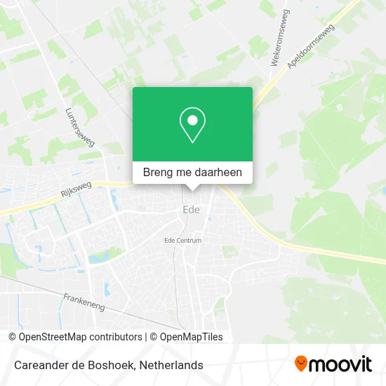 Careander de Boshoek kaart