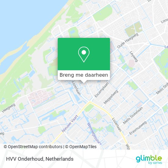 HVV Onderhoud kaart