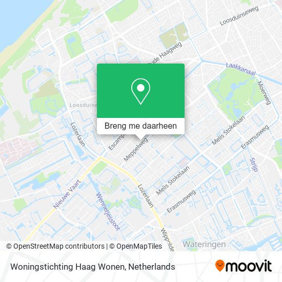 Woningstichting Haag Wonen kaart