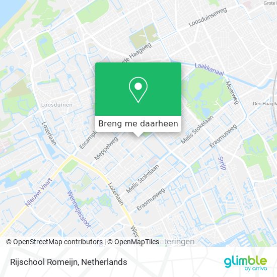 Rijschool Romeijn kaart