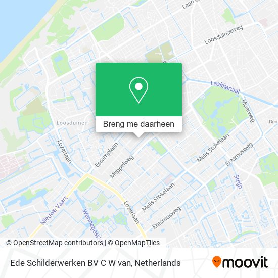 Ede Schilderwerken BV C W van kaart