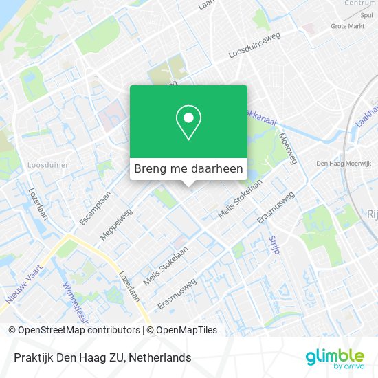 Praktijk Den Haag ZU kaart