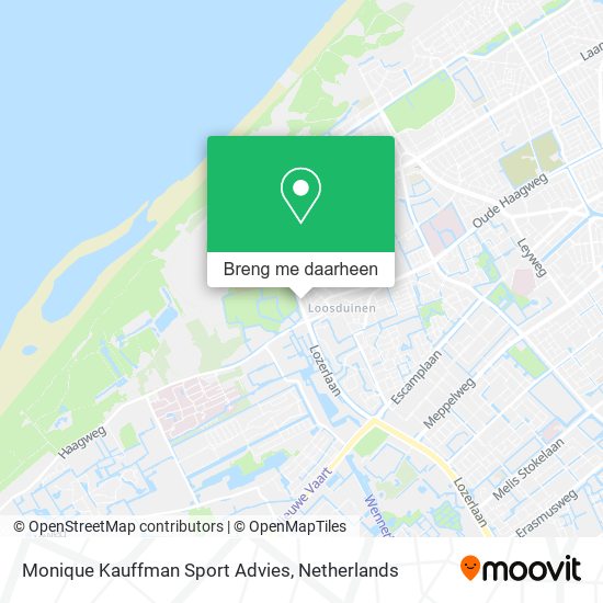 Monique Kauffman Sport Advies kaart