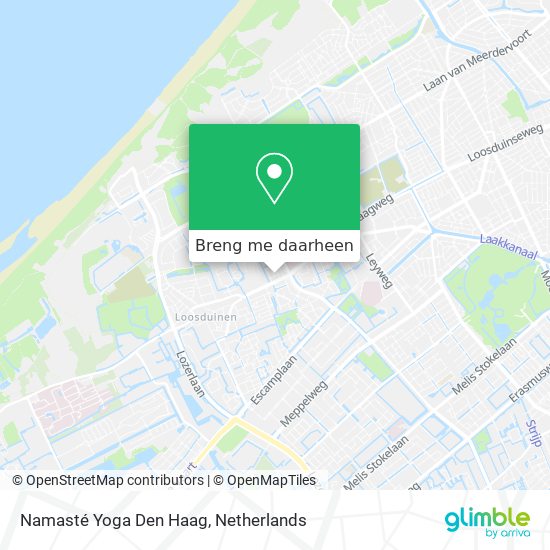 Namasté Yoga Den Haag kaart