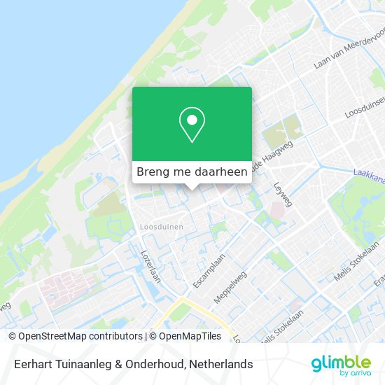 Eerhart Tuinaanleg & Onderhoud kaart