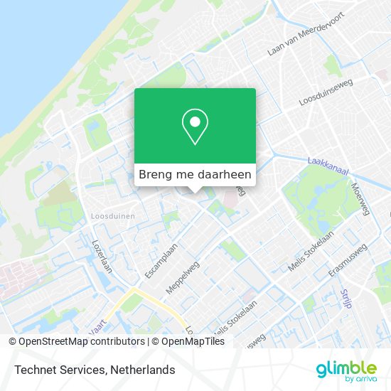 Technet Services kaart