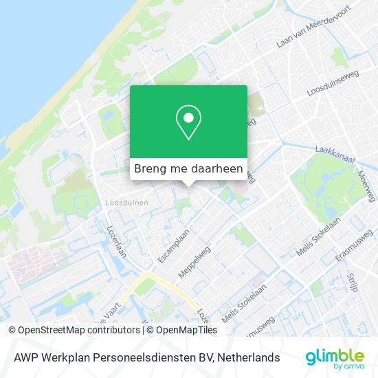 AWP Werkplan Personeelsdiensten BV kaart