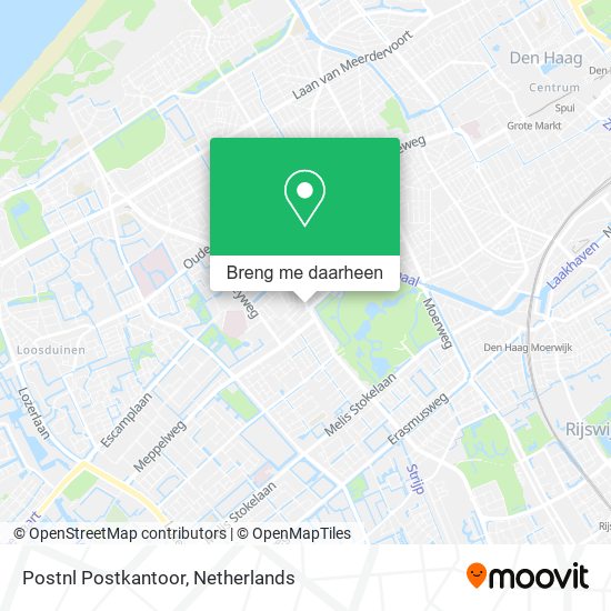 Postnl Postkantoor kaart