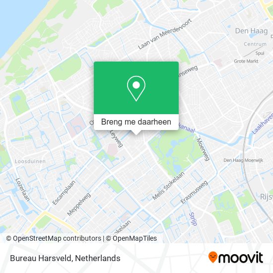 Bureau Harsveld kaart