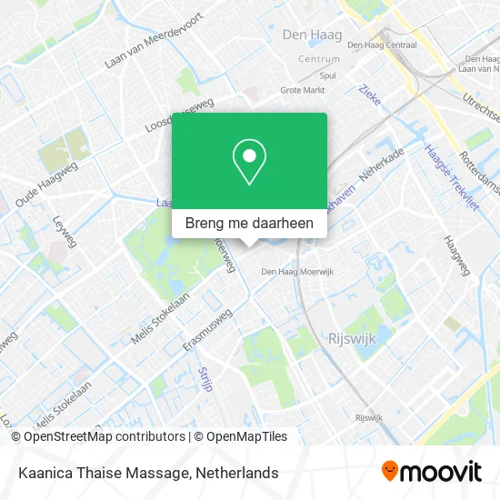 Kaanica Thaise Massage kaart