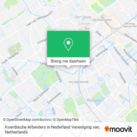 Koerdische Arbeiders in Nederland Vereniging van kaart