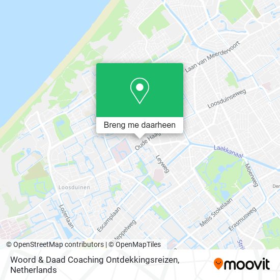 Woord & Daad Coaching Ontdekkingsreizen kaart