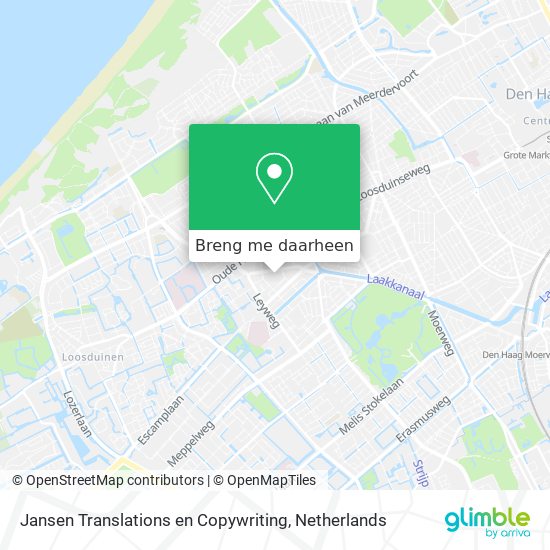 Jansen Translations en Copywriting kaart