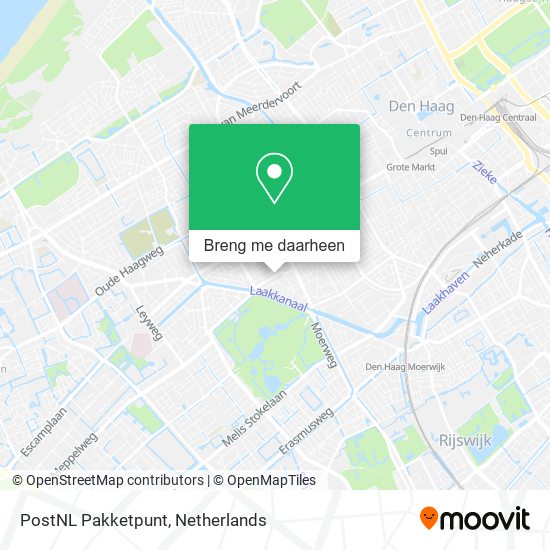 PostNL Pakketpunt kaart
