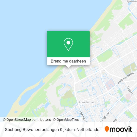 Stichting Bewonersbelangen Kijkduin kaart
