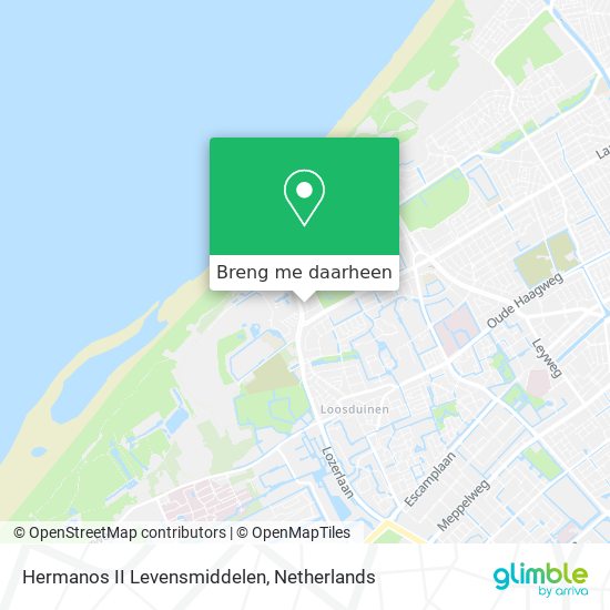 Hermanos II Levensmiddelen kaart