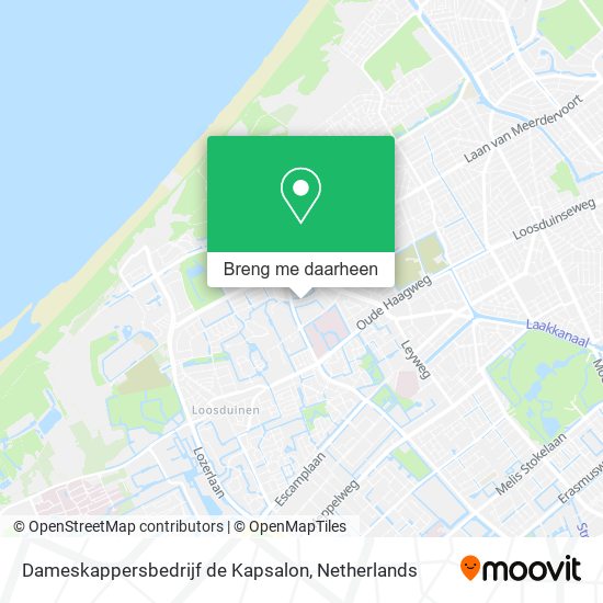 Dameskappersbedrijf de Kapsalon kaart