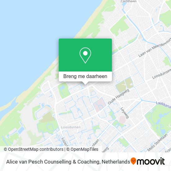 Alice van Pesch Counselling & Coaching kaart